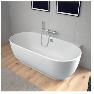 Duravit Luv Baignoire semi-îlot, avec tablier, 700433000000000,