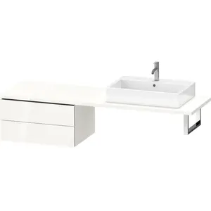 Duravit L-Cube Meuble latéral, 2 tiroirs, LC585907272, pas cher