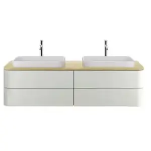 Duravit Happy D.2 Meuble sous-vasque, 2 tiroirs, HP4946B3939, pas cher