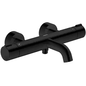 Duravit C.1 - Mitigeur Thermostatique De Baignoire, Noir Mat C15220000