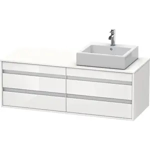 Duravit Ketho Meuble sous-vasque, 4 tiroirs, KT6657R2222, pas cher