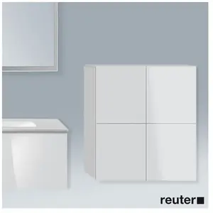 Duravit L-Cube Armoire mi-haute, 2 portes, LC116708585, pas cher