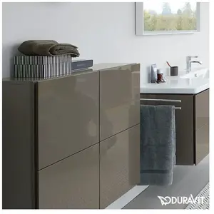 Duravit L-Cube Armoire mi-haute, 2 portes, LC116708989, pas cher