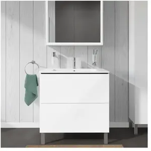 Duravit L-Cube Meuble sous-vasque, 2 tiroirs, LC662602222, pas cher