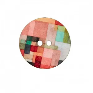 Bouton Peinture polyester 2 trous 18mm - Prym 0902 multicolore - 0902 ...