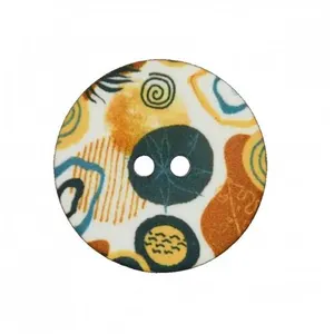 Bouton Peinture polyester 2 trous 18mm - Prym 0905 multicolore - 0905 ...