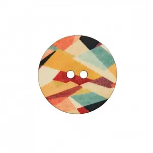 Bouton Peinture polyester 2 trous 18mm - Prym 0901 Multicolore - 0901 ...