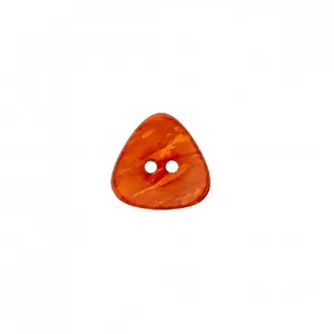 Boutons Triangle en polyester 18 à 23mm - Prym Orange (23 - ROUILLE) -...