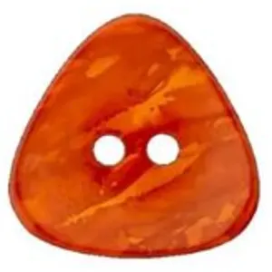 Boutons Triangle en polyester 18 à 23mm - Prym Orange (18 - ROUILLE) -...