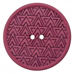 Boutons Recyclés chanvre/polyester 20 mm X 2 - Prym Vieux Rose - Vieux...