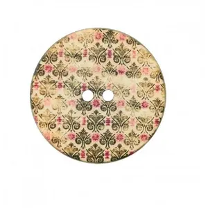 Prym Boutons motif nature polyester 2 trous 44mm -(...) - 0904 multicolore pas cher