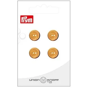 Prym Bouton en bois 12 mm 4 pcs BeigeVendu parscrapmalin