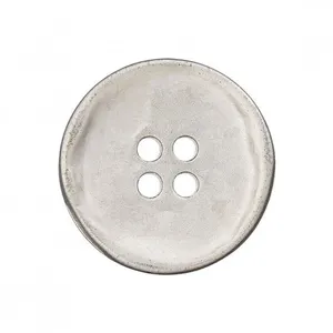 Boutons Rond en métal 4 trous 25mm X1 - Prym Argent Mat gris - Argent ...