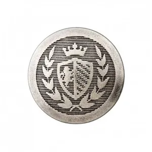 Boutons couronne à queue 20mm X2 - Prym(...) - Argent Vieilli gris