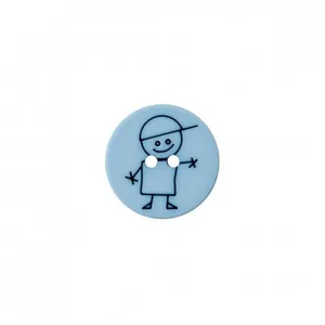 Non communiqué Boutons Garçon polyester 15mm X3 - Prym(...) - Bleu Ciel pas cher