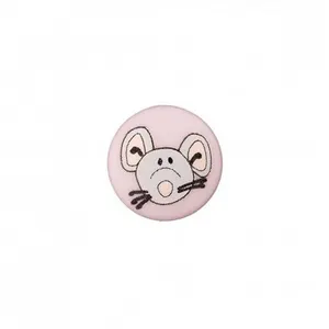 Boutons Souris à queue 12 mm X 3 - Union Knopf Rose (ROSE CLAIR) - Ros...