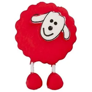 GENERIQUE Boutons Mouton à queue Blanc 18mm X 2 - Union Knopf(...) - Rouge