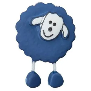 Boutons Mouton à queue Blanc 18mm X 2 - Union Knopf(...) - Bleu Marine