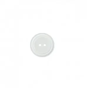 Non communiqué Boutons costume Uni Polyester 2 trous 15mm X 4 - Prym(...) - Blanc