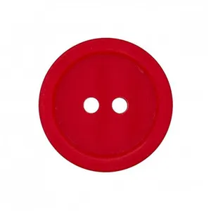 Non communiqué Boutons de chemise 2 Trous en polyester 15mm X4 - Prym(...) - Rouge