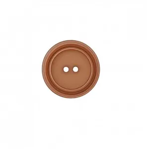 Boutons costume Uni Polyester 2 trous 20mm X 3 - Prym Brun Moyen marro...