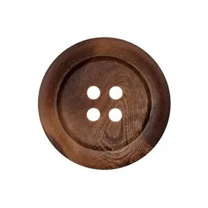 Non communiqué Boutons de chemise chiné 4 trous 15mm X4 - Prym(...) - Marron