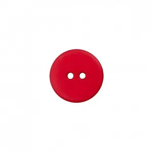 Boutons Polyester Rond 2 trous 18mm X 3 - Prym - certifié Oeko-Tex Rou...