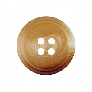 Boutons dégradés costume Polyester 4 trous 20mm X 3 - Prym Beige Marro...