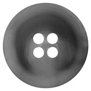 Boutons classique chiné à rebord 4 trous 23mm X2 - Prym Gris Moyen - G...