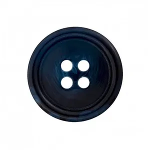 Boutons dégradés costume polyester 4 trous 25mm X 2 - Prym Bleu Marine...