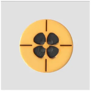 Non communiqué Bouton fleur en polyester 4 trous 18mm - Prym(...) - 38 Jaune