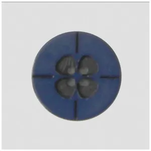 Bouton fleur en polyester 4 trous 18mm - Prym 68 Bleu marine - 68 Bleu...