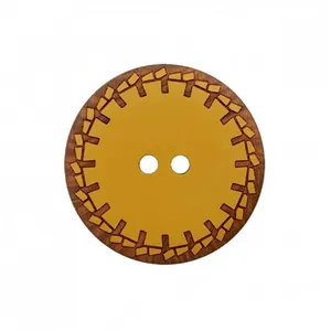 Non communiqué Bouton graphique 2 trous 23 à 28mm - Prym(...) - 23 Curry