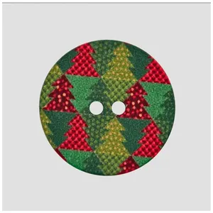Bouton polyester Thème Hiver 2 trous 23mm - Prym 0902 multicolore - 09...