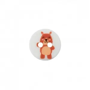 Bouton animaux polyester 2 trous 12mm - Prym Ours Multicolore - Ours M...
