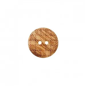Non communiqué Bouton Bois 2 trous 18 à 23mm - Prym(...) - 18 Quadrillage