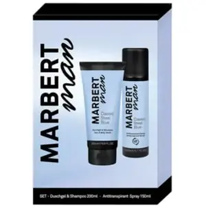 Marbert Man Classic Steel Blue Antitranspirant & Duschgel Coffret soin... pas cher