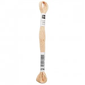 Fil à broder mouliné Uni - Rico Design 274 Marron - 274 Marron pas cher