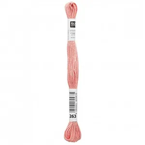 Non communiqué Fil à broder mouliné Uni - Rico Design(...) - 263 Rose pas cher
