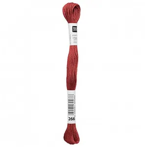 Non communiqué Fil à broder mouliné Uni - Rico Design(...) - 266 Rouge