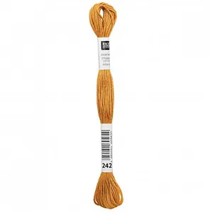 Non communiqué Fil à broder mouliné Uni - Rico Design(...) - 242 Marron pas cher