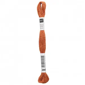 Non communiqué Fil à broder mouliné Uni - Rico Design(...) - 244 Marron pas cher