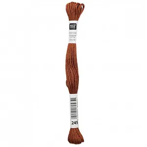 Non communiqué Fil à broder mouliné Uni - Rico Design(...) - 245 Marron pas cher