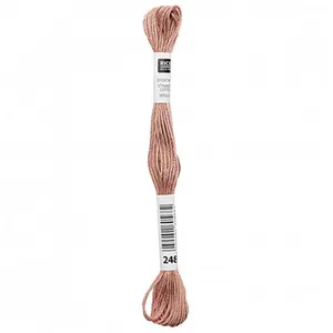 Non communiqué Fil à broder mouliné Uni - Rico Design(...) - 248 Rose