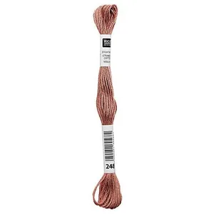 Non communiqué Fil à broder mouliné Uni - Rico Design(...) - 249 Rose