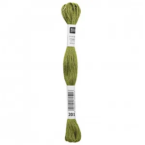Non communiqué Fil à broder mouliné Uni - Rico Design(...) - 201 Vert