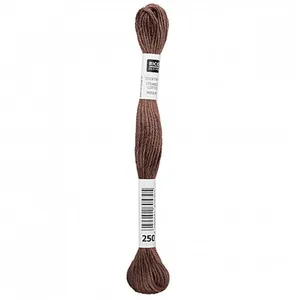 Non communiqué Fil à broder mouliné Uni - Rico Design(...) - 250 Marron pas cher