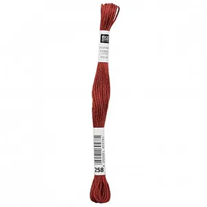 Non communiqué Fil à broder mouliné Uni - Rico Design(...) - 258 Rouge