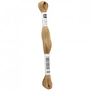 Non communiqué Fil à broder mouliné Uni - Rico Design(...) - 224 Marron pas cher