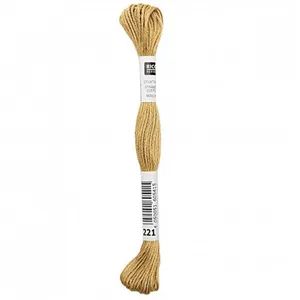 Non communiqué Fil à broder mouliné Uni - Rico Design(...) - 221 Marron pas cher